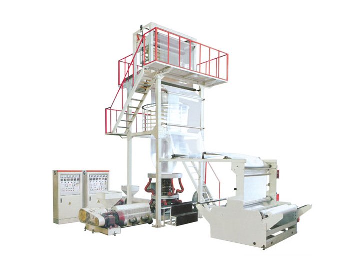 Double layer ABA PE film blowing machine